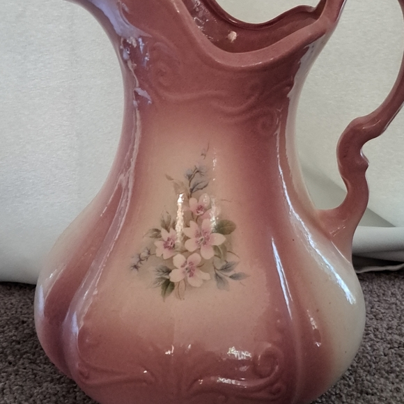Ironstone Victorian Water Pitcher - Picture 4 of 7